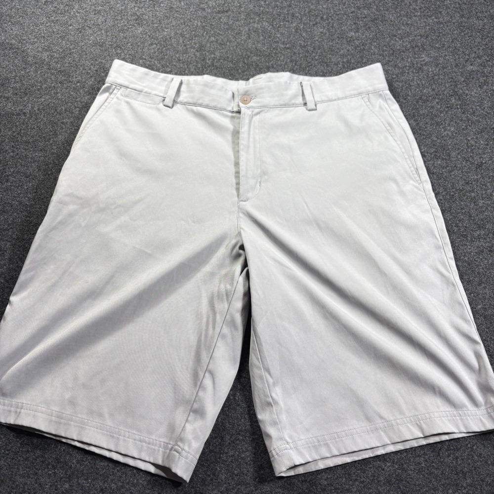 Nike Shorts Mens 36 Gray Golf Performance‎ Dri-Fit Flat Front Casual Athletic